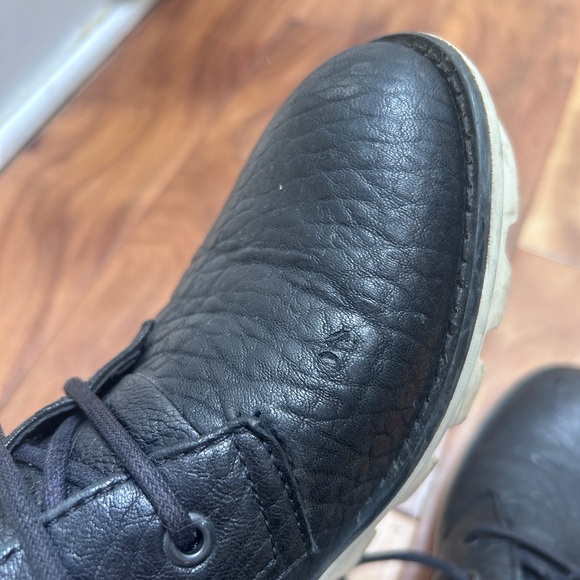 John Fluevog Shoes ATV Patrol Chunky Wedge Lace-up Oxford Black - Picture 10 of 10